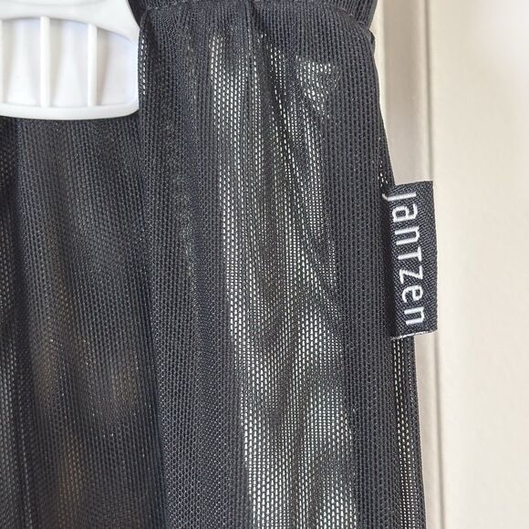 Jantzen Womens Swim Wide Leg Cover Up Pants Size M  Black High Rise Pull On - Picture 2 of 11